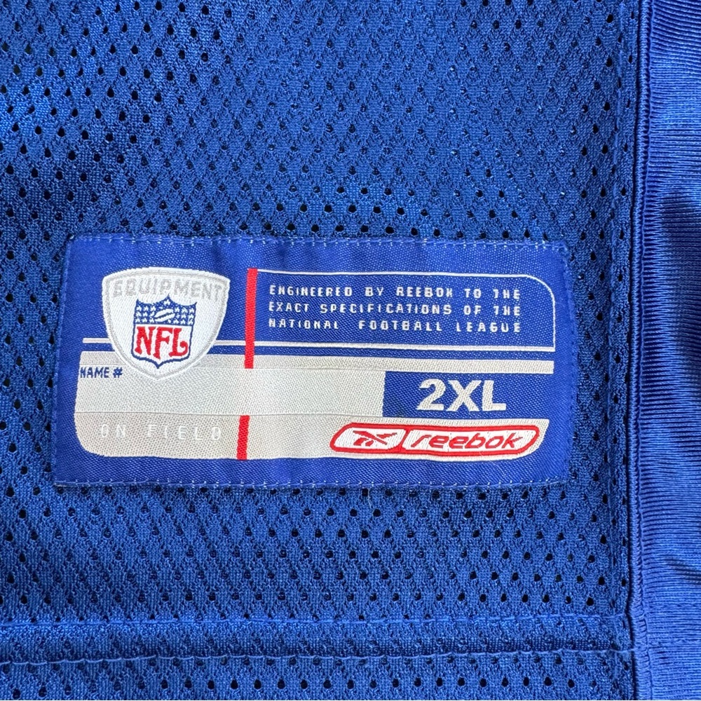 NY Giants Jeremy Shockey #80 VTG Reebok NFL On Field Jersey Men’s XXL - Picture 5 of 8